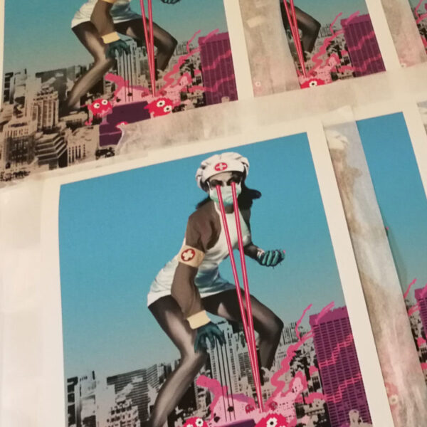 50 ft heroes signed prints