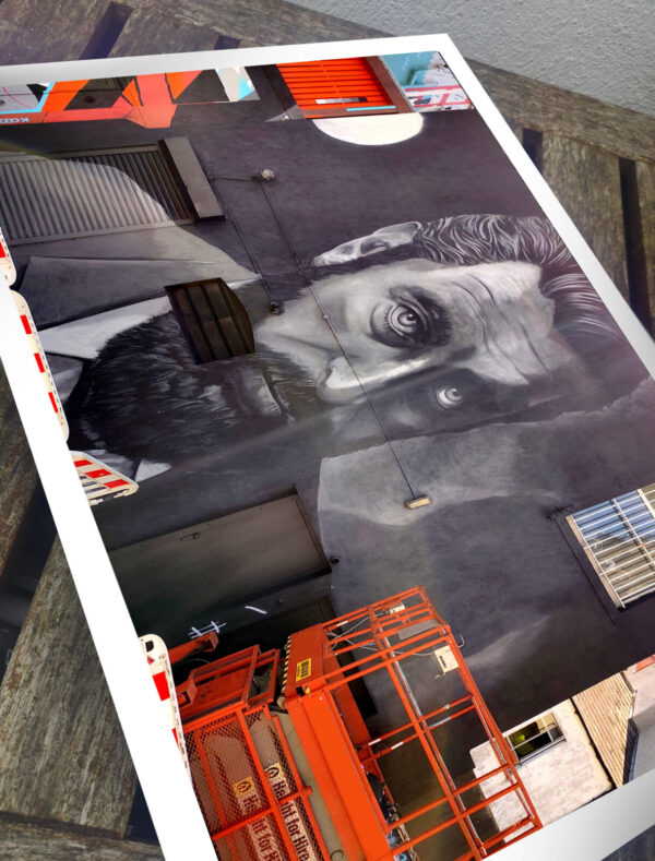 Ronnie drew street art painting print