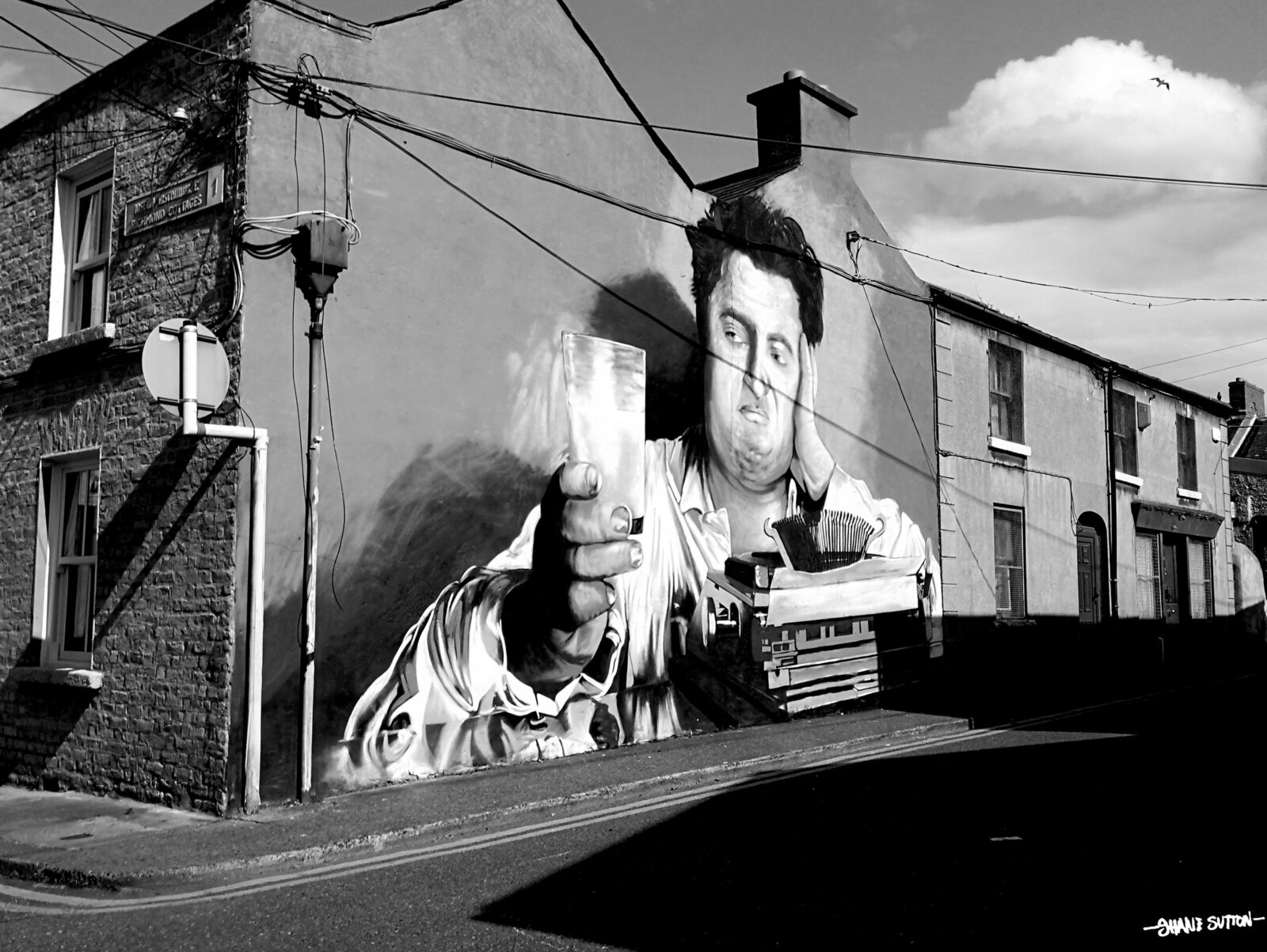 art print of street art paintging of Brendhan Bhean byShane Sutton